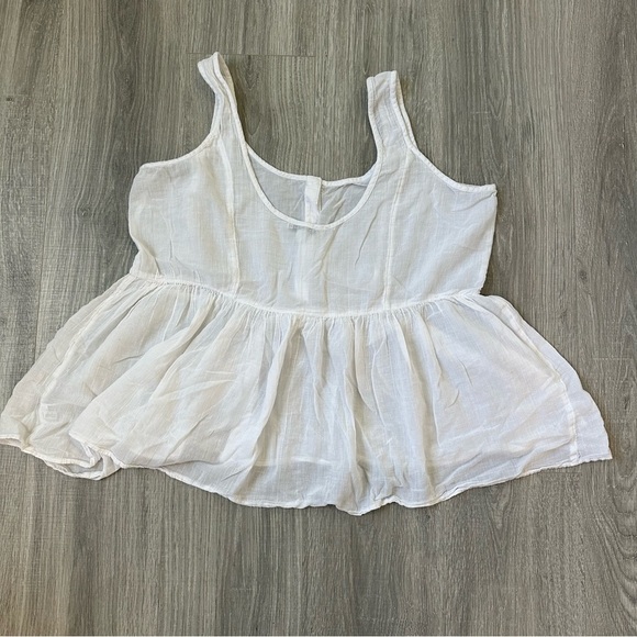 L - American Eagle Oversized Babydoll Peplum Boho Tunic - Picture 3 of 3